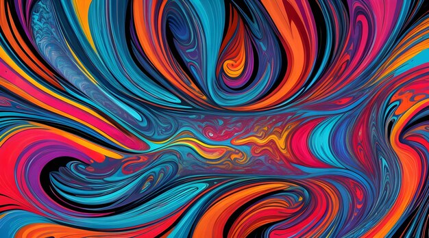 明るい芸術的な水しぶき抽象画の色のテクスチャ モダンな未来的なパターン