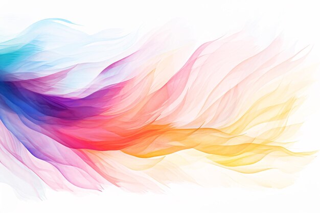 Bright artistic splashes color in blue pink yellow red and purple background Generative ai