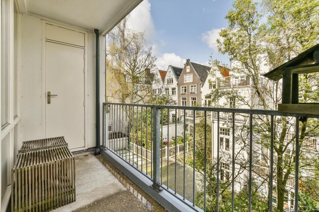 Bright balcony with stunning views