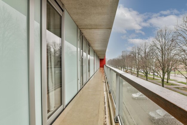 Bright balcony with stunning views