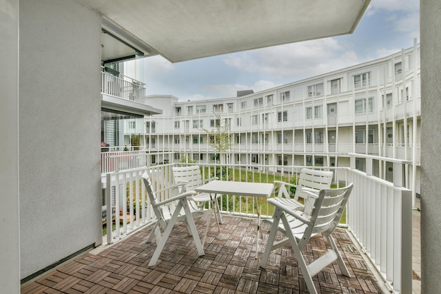 Bright balcony with stunning views