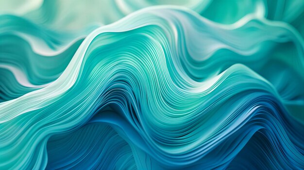 Bright Blue Abstract Texture with Waves and Lines Modern Design Background Creative Artistic Concept