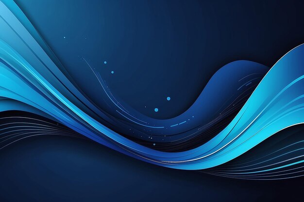 Bright Blue Dynamics Abstract Vector Background with Diagonal Lines