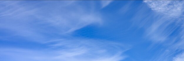 Bright blue sky with cloud