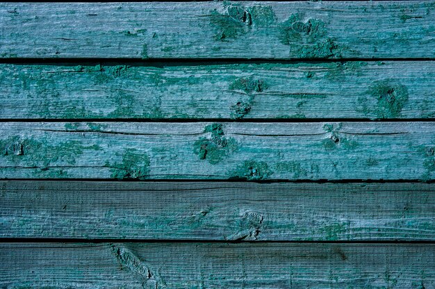 Bright blue wooden background 
