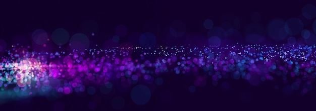 Bright blurred lights vector transparent effect illustration abstract bokeh background with depth of field effect macro style with depth of field