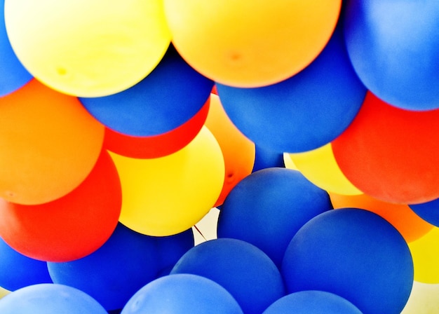 Bright bunch of Colorful balloons