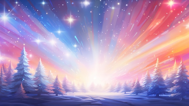 Premium AI Image | Bright christmas background