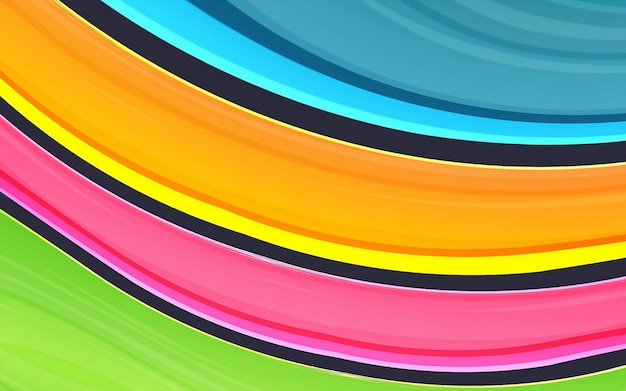 Bright colored abstract background, smooth shapes and geometry