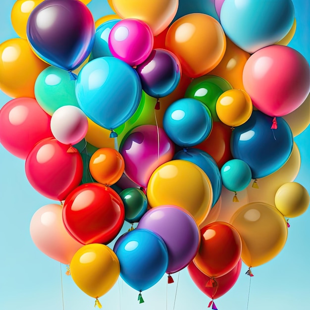 Bright Colorful Balloons