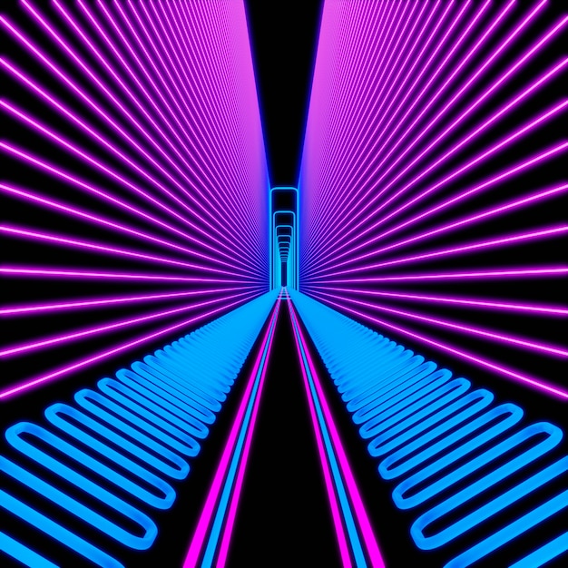 bright colorful neon background