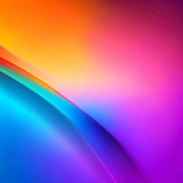 Bright colors smooth gradient solid background