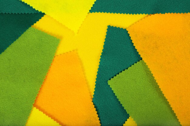 Bright coloured felt fabric. Background.Closeup