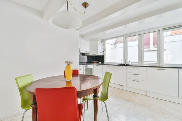 Bright dining room