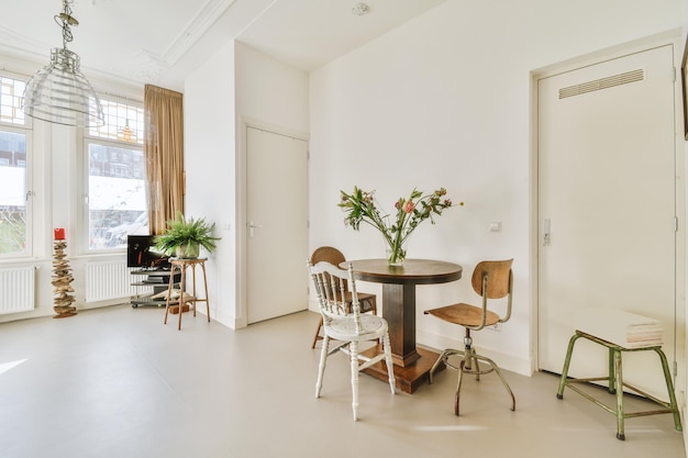 Bright dining room