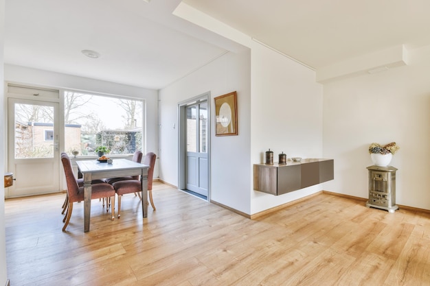 Bright dining room