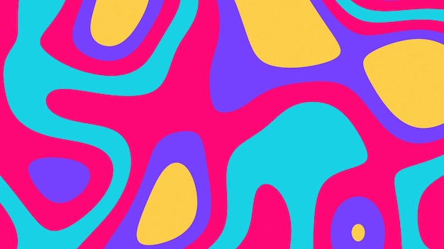 bright dynamic background with twisted wavy shapes of colors of illustration high quality drawing