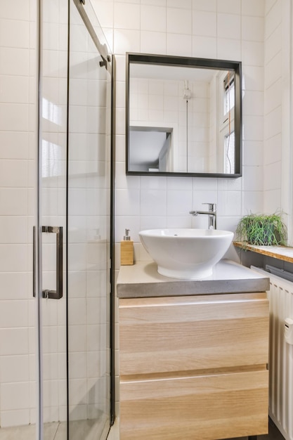 Bright elegant bathroom