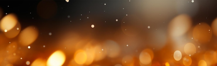 Photo bright festive bokeh panoramic background ai generated image