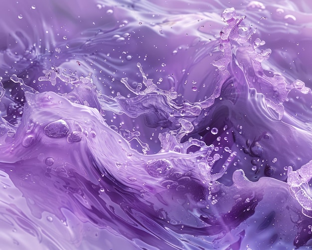 Bright fluid motion in violet hues backgrounds