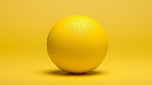 Фото Фронтовый вид мяча для настольного тенниса на ярком цветном фоне