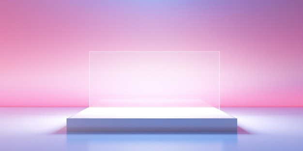 Bright Frosted Glass Effect Virtual Background AI Generated