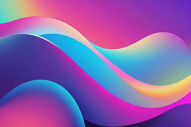 Bright gradient background with fresh colors suitable for your devices wallpaper needs