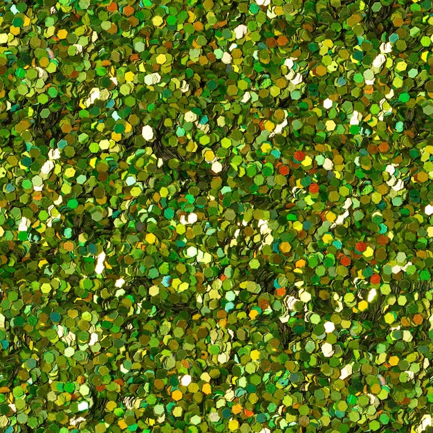 Bright green glitter texture Seamless square texture