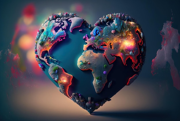 Bright hearts all around the world