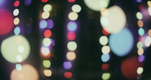 Bright light spots abstract bokeh blurred texture background