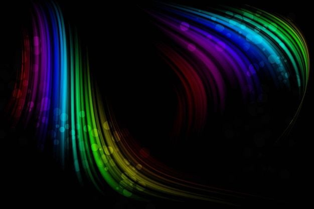 Photo bright neon abstract background for your design