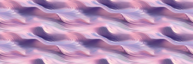 Яркие ностальгические голографические волны на фоне голографического мерцания лаванды пыльно-розовые и пастельные оттенки