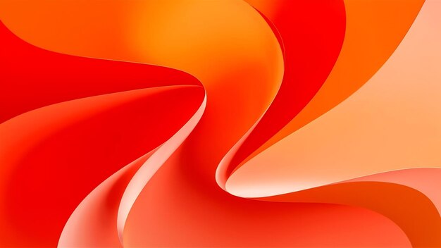 Bright orange abstract gradient background