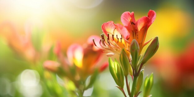 A bright orange flower with the word lilies on it
