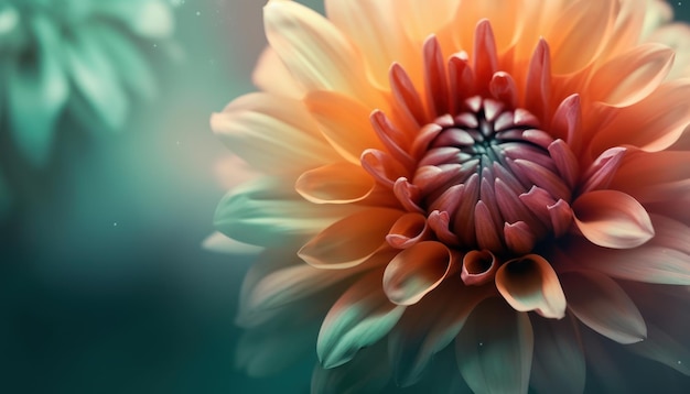 Bright Orange Flowers Generative AI