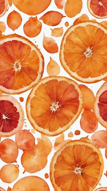 Bright orange watercolor spot isolated on a white background