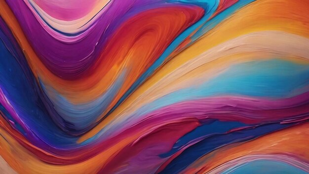 Bright painted abstract background with flow effect and spots