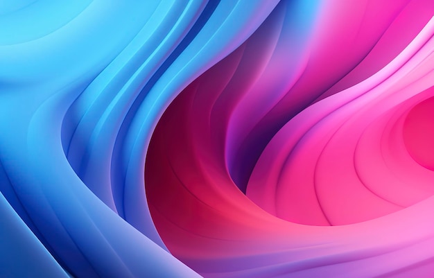 Bright pink and blue ambient soft swish background generate ai