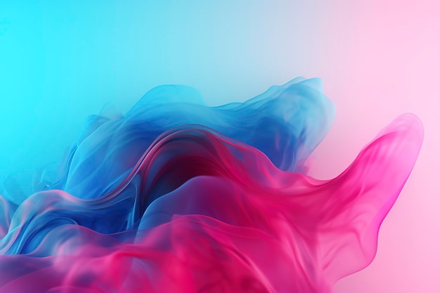 Bright pink and blue ambient soft swish background generate ai