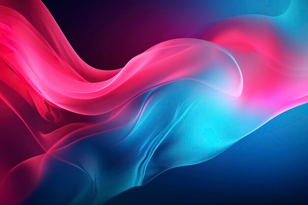 Bright pink and blue ambient soft swish background generate ai