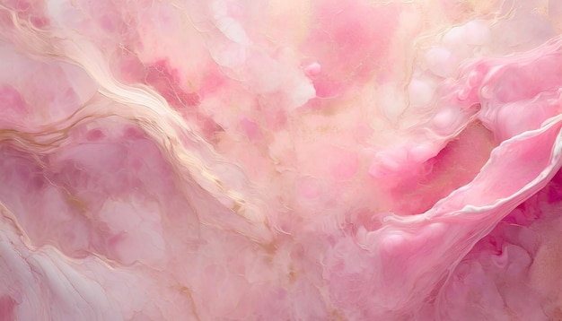 写真 鮮やかなピンクの絵画の背景 液体の流動的なグランジの質感を持つ抽象芸術 大理石のパターン