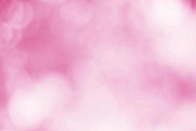 Bright pink and white sparkling bokeh background with blur