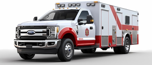 Bright and Positive Visuals of Type 2 Ford F 350 Chevy 3500 and Dodge 3500 Ambulance