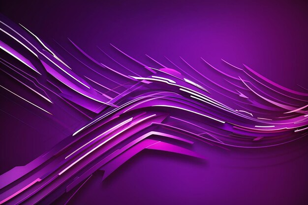 Photo bright purple color futuristic arrow lines background