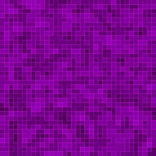 Яркая фиолетовая квадратная мозаика для текстурного фона.