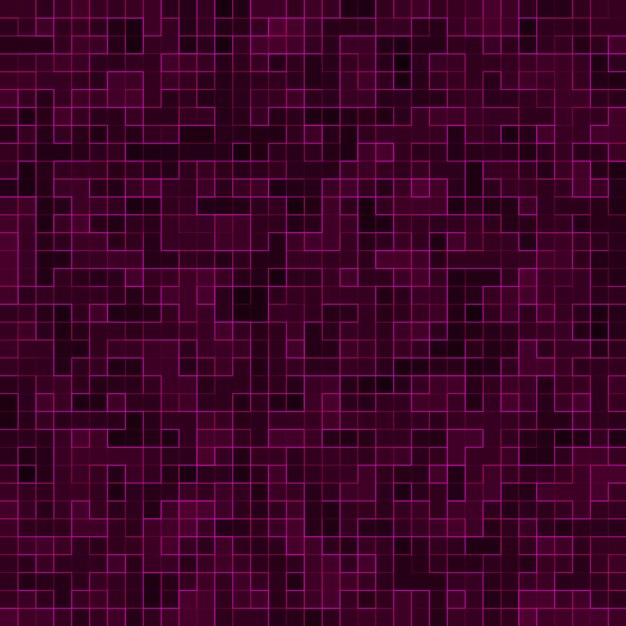 Bright purple square mosaic for textural.