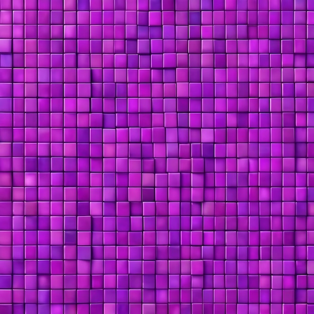 Bright purple square mosaic for textural