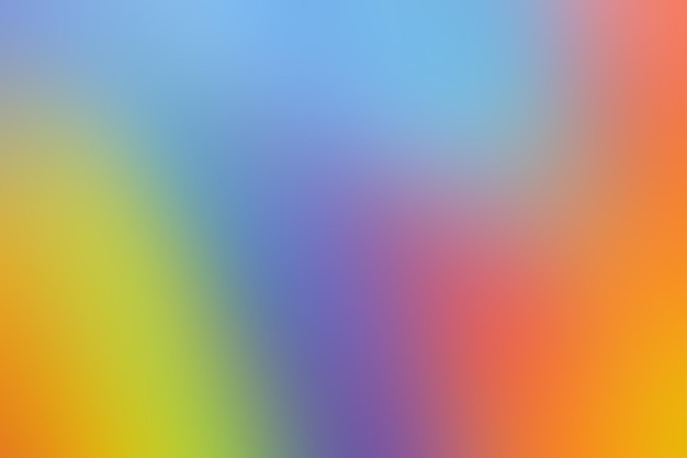 Photo bright rainbow gradient orange violet background various bright blurry spots