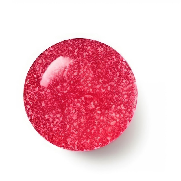 A bright red diamond is on a white background.