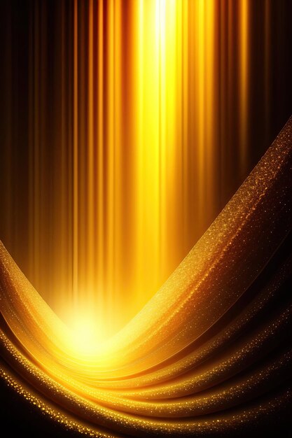 Bright Saturated Gold Background